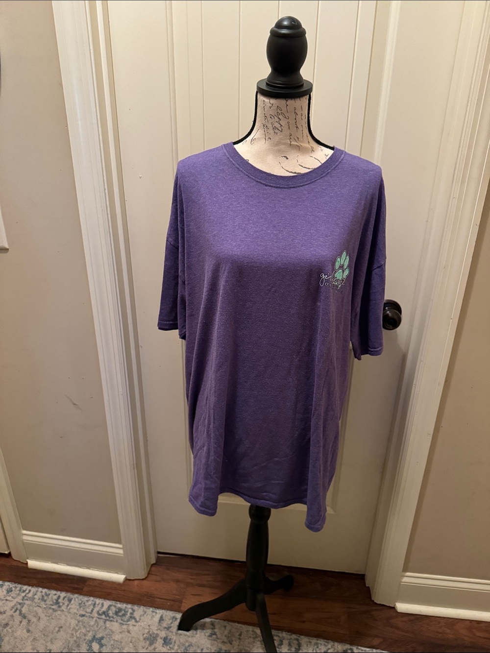 Purple Graphic Short Sleeve Tee